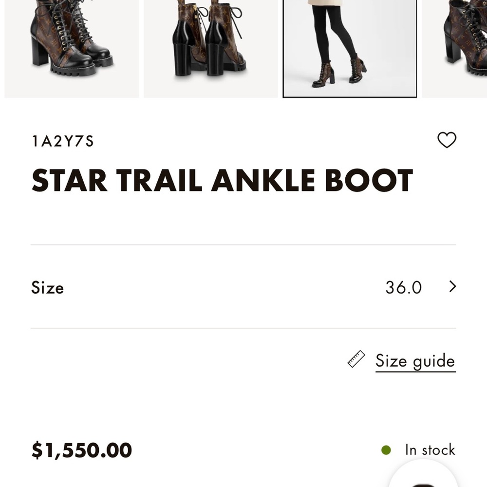 ⚡️SALE⚡️ Louis Vuitton Star Trail Ankle Boot - Picture 9 of 9